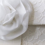 Ivory lace wedding bridal clutch handbag EVA