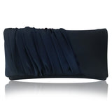 dark blue clutch evening bag