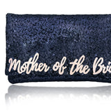 Mother of the Bride or Groom sequin clutch handbag