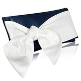 Navy blue clutch bag for mother of the bride