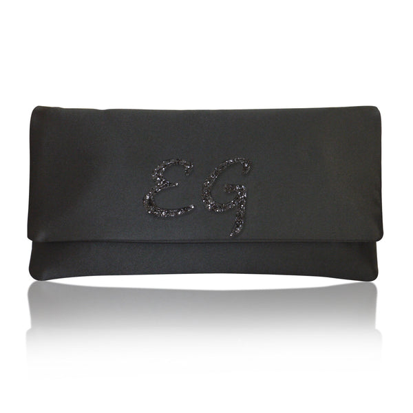 monogram clutch personalised handbag